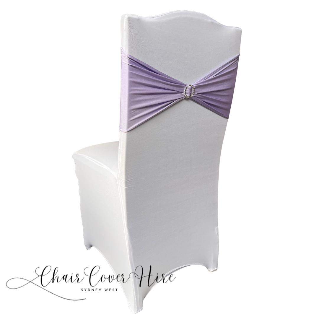 Lavender Lycra Chair Band Hire