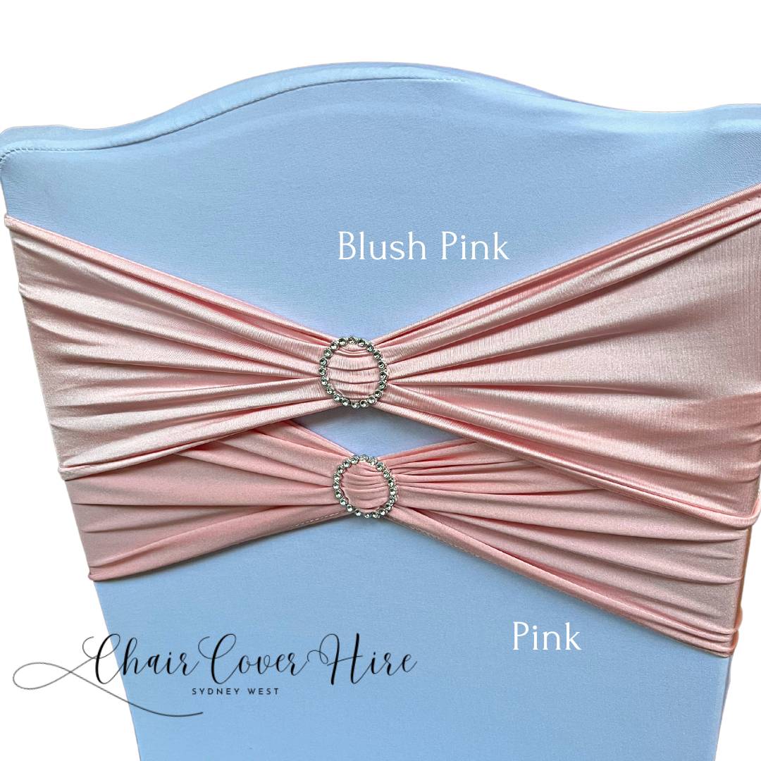 Pink Lycra Chair Band Hire