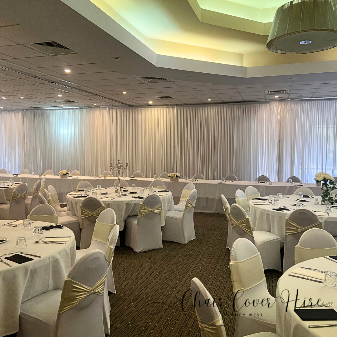 Ivory Lycra Chair Band Hire