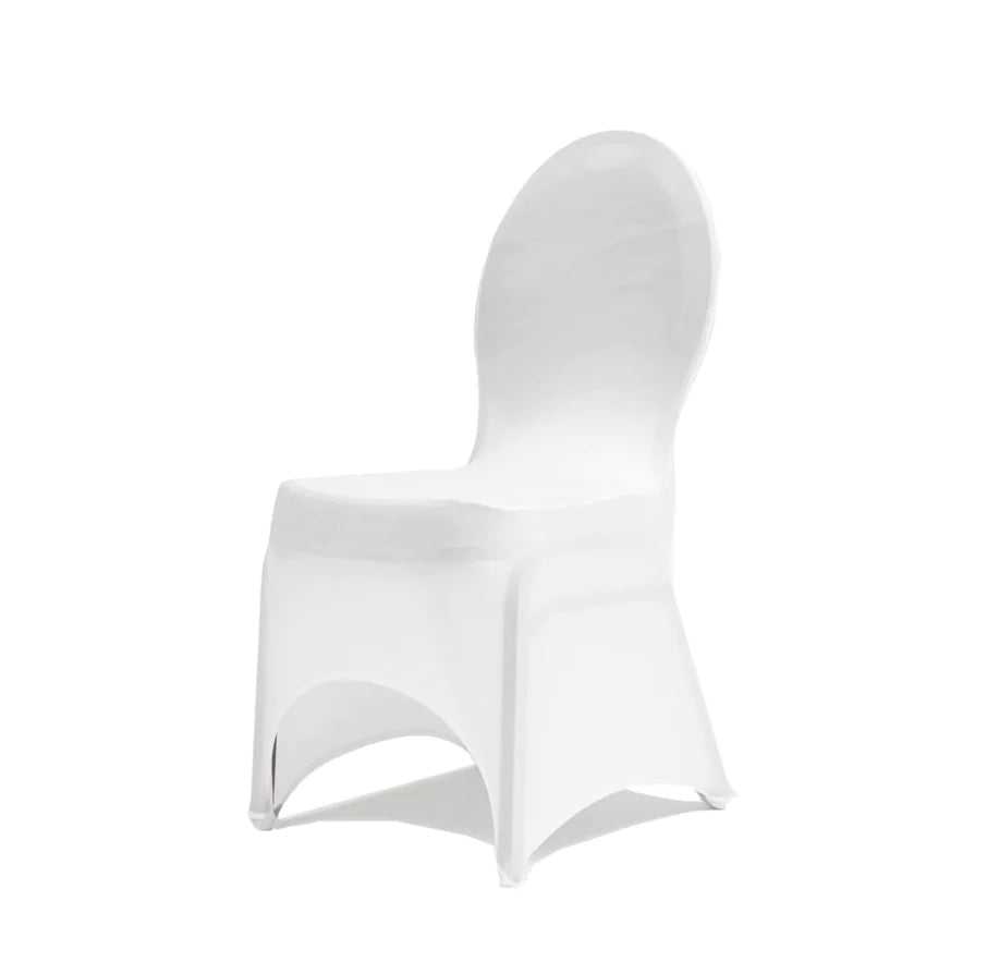 White Lycra Chair Cover Hire