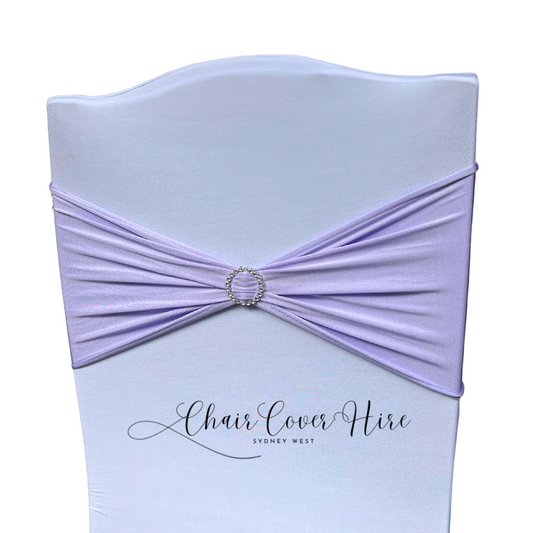 Lavender Lycra Chair Band Hire