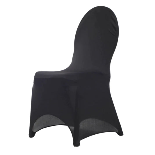 Black Lycra Chair Cover Hire